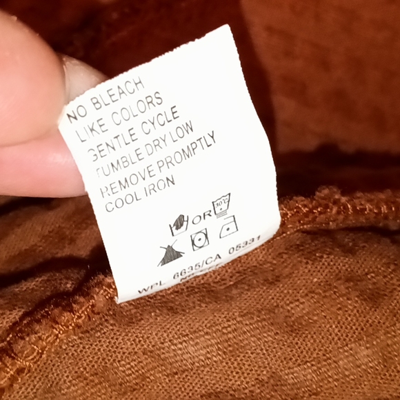 🆕Woolrich | Kinsdale Russet Brown Corduroy Zip Front Vest Women's Size Large - Picture 7 of 7